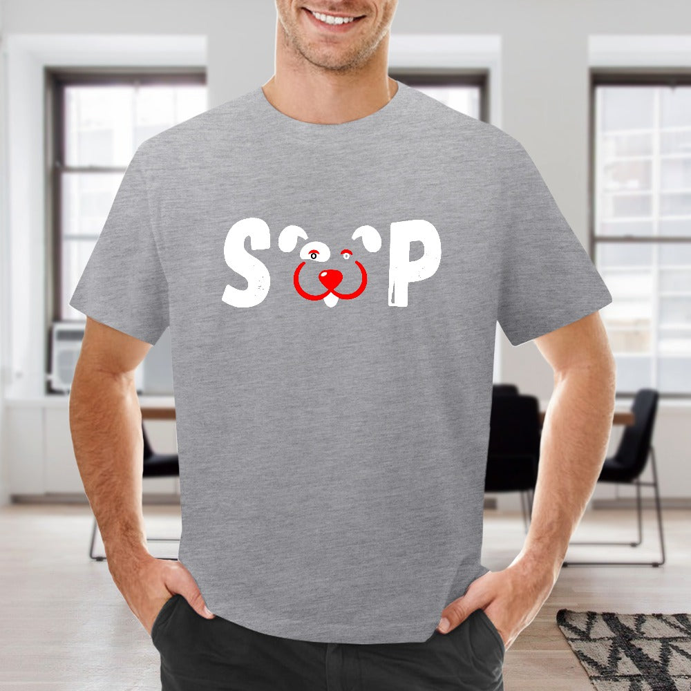 Slyde Pupps Pure cotton Men's T-shirt