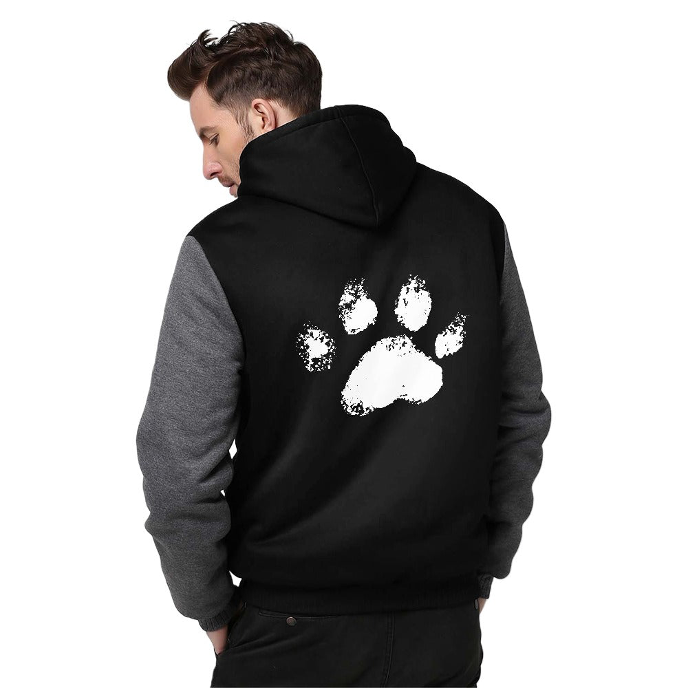 Slyde Pupps Full-zip warm thick fleece-lined sweatshirt