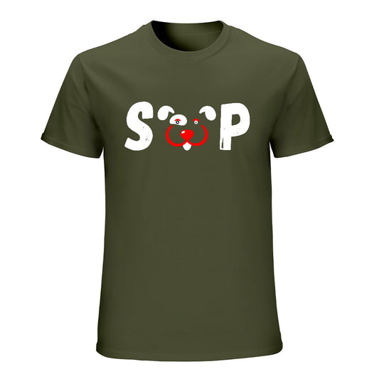 Slyde Pupps Pure cotton Men's T-shirt