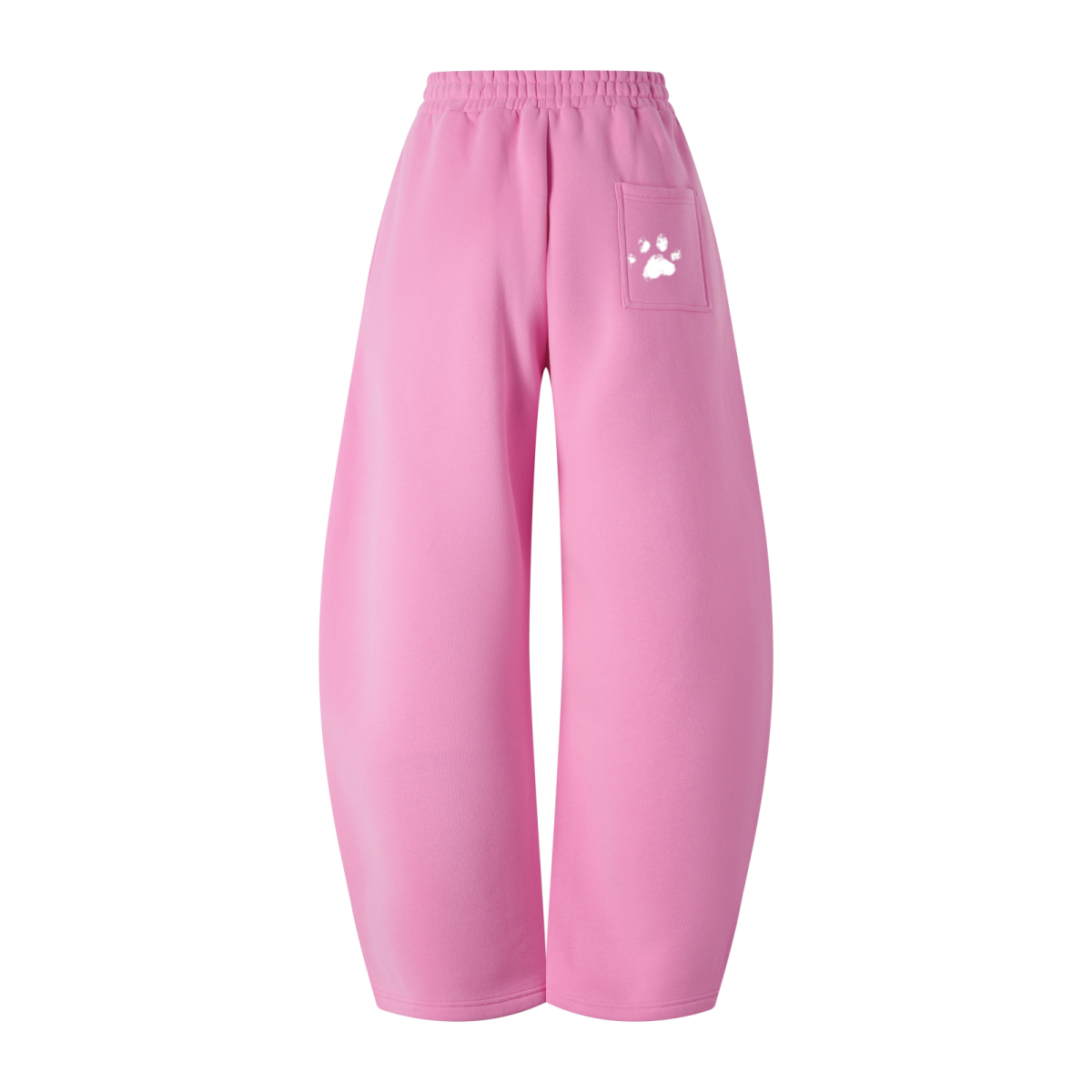 345GSM Men's Thermal Fleece-Lined Scythe-Cut Pants Peach Pink