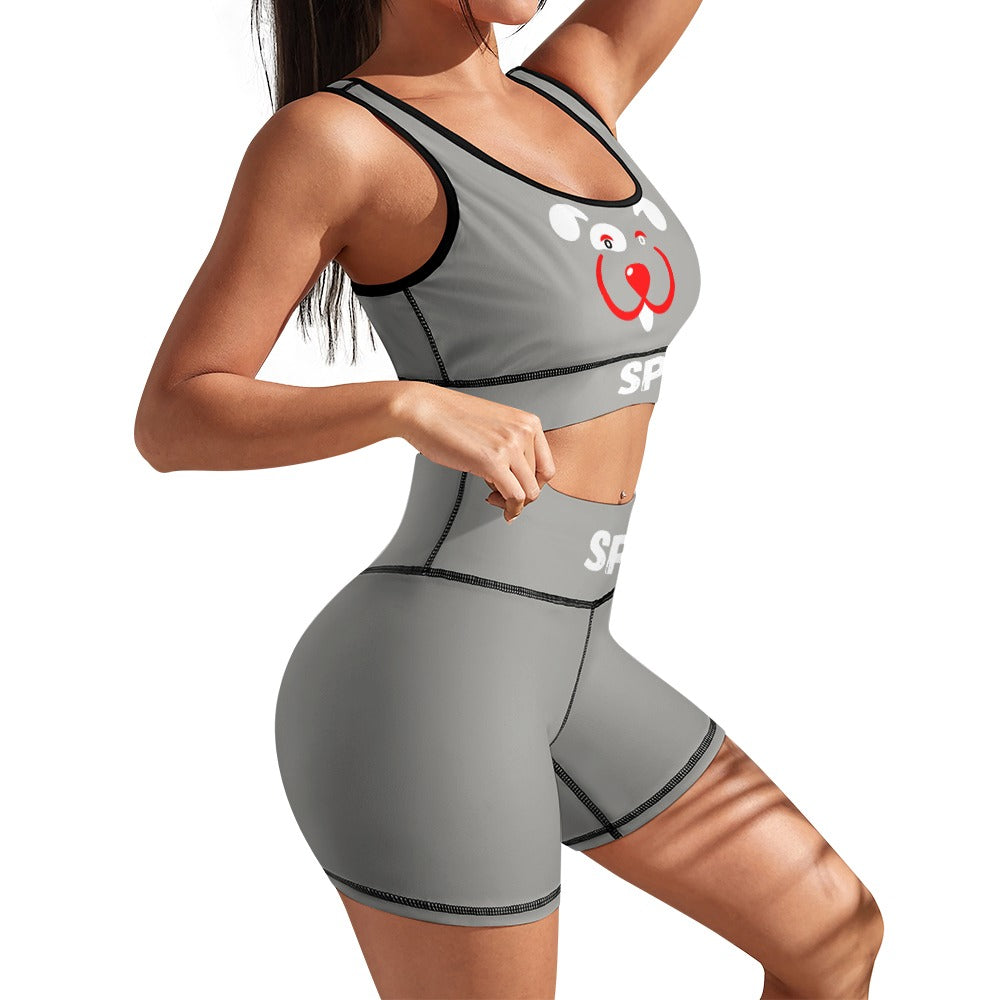 Slyde Pupps Women's yoga set including shorts