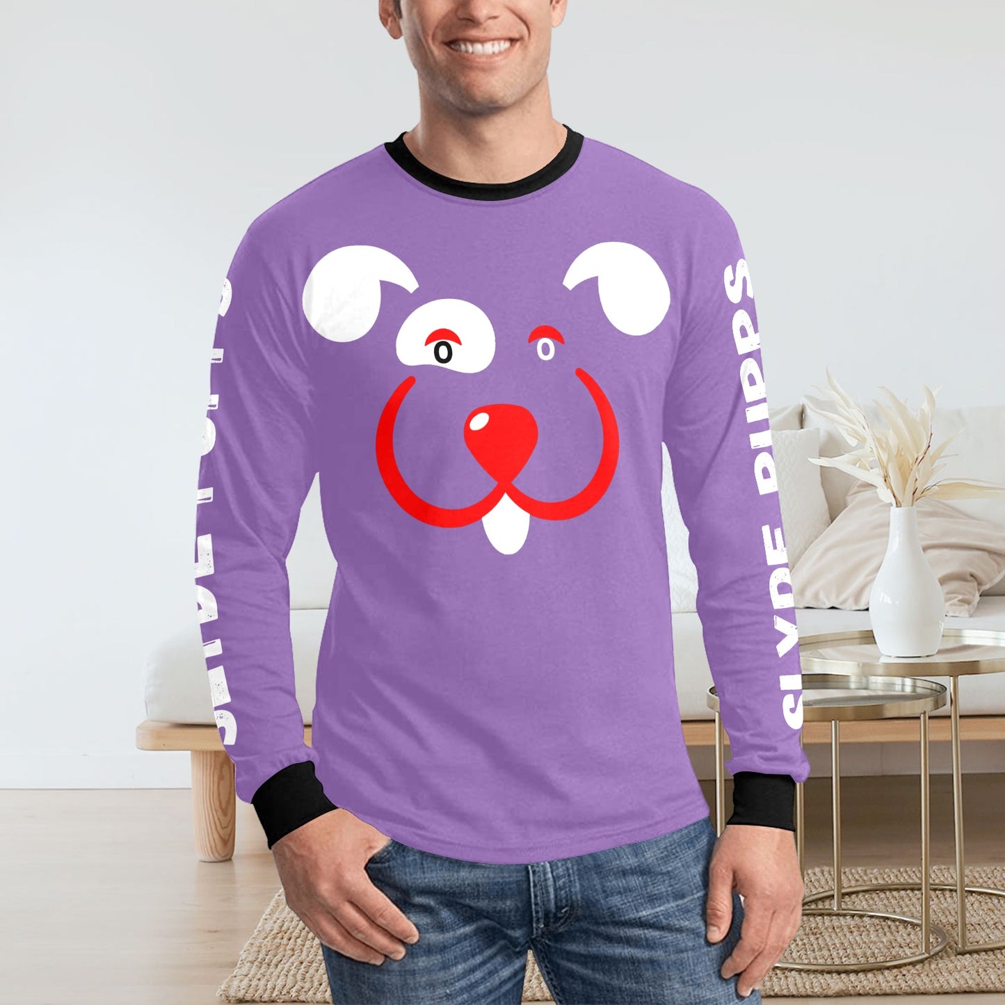Slyde Pupps Men's Long Sleeve T-shirt 10 Colors