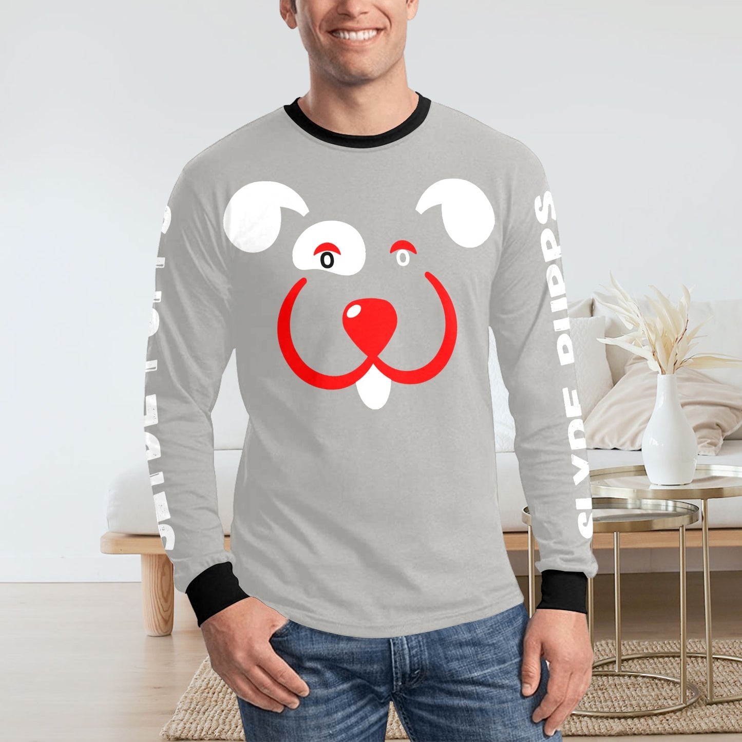 Slyde Pupps Men's Long Sleeve T-shirt 10 Colors