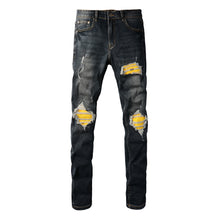Load image into Gallery viewer, European And American Fashion Street Fashion Close-fitting And Slim-fitting Skinny Jeans