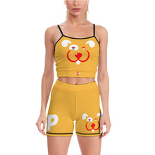 Load image into Gallery viewer, Slyde Pupps Women's Slim Two Piece Yoga Set