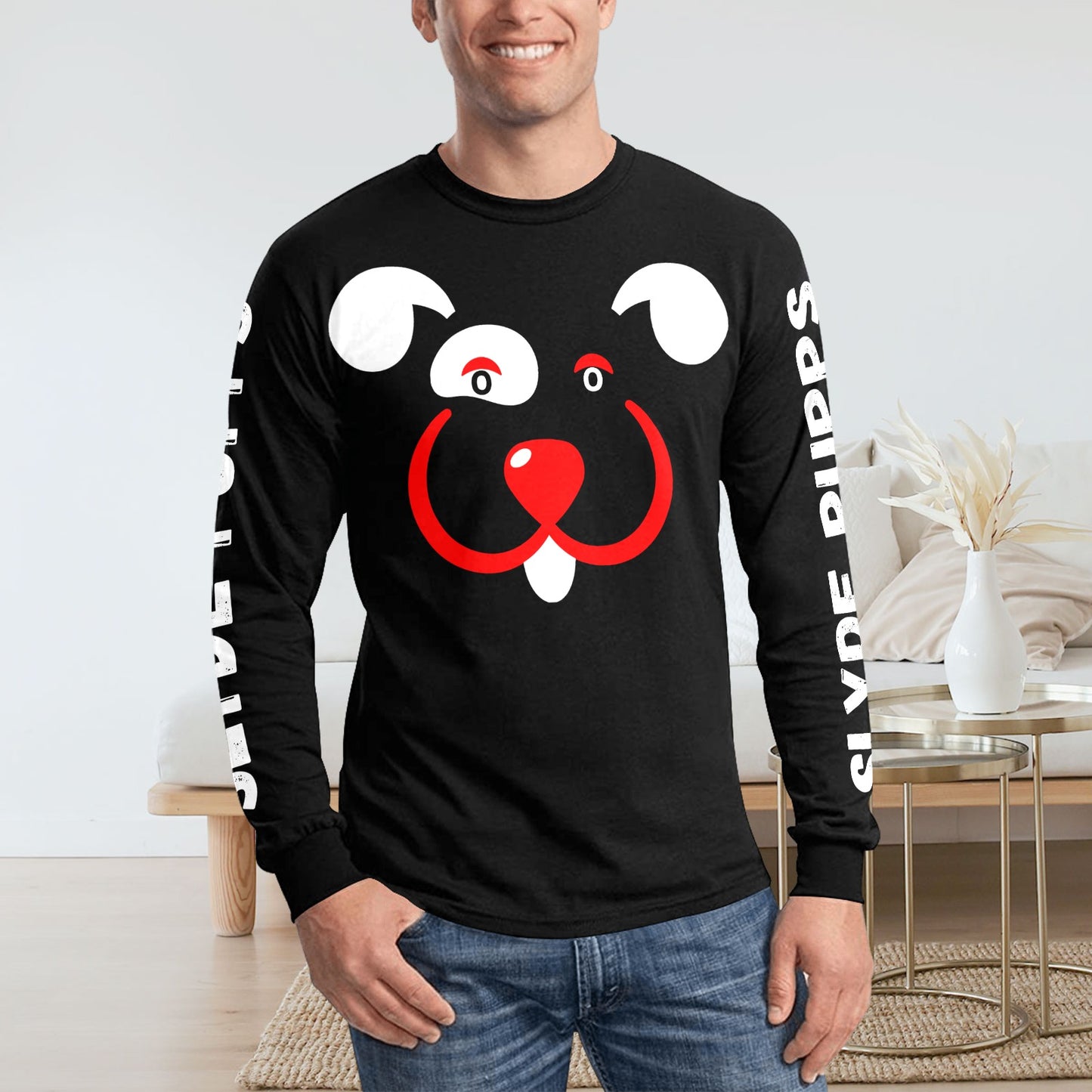 Slyde Pupps Men's Long Sleeve T-shirt 10 Colors