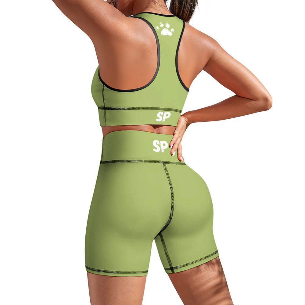 Slyde Pupps Women's yoga set including shorts