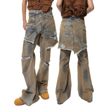 Load image into Gallery viewer, American Street Loose Hole Bootcut Pants