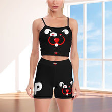 Load image into Gallery viewer, Slyde Pupps Women's Slim Two Piece Yoga Set