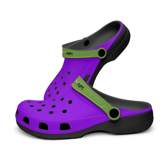 Men's and Women's Purple Lime Slyde Pupps