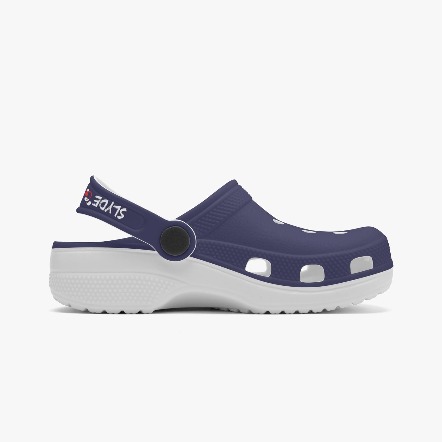 Kids Navy Blue Slyde Pupps