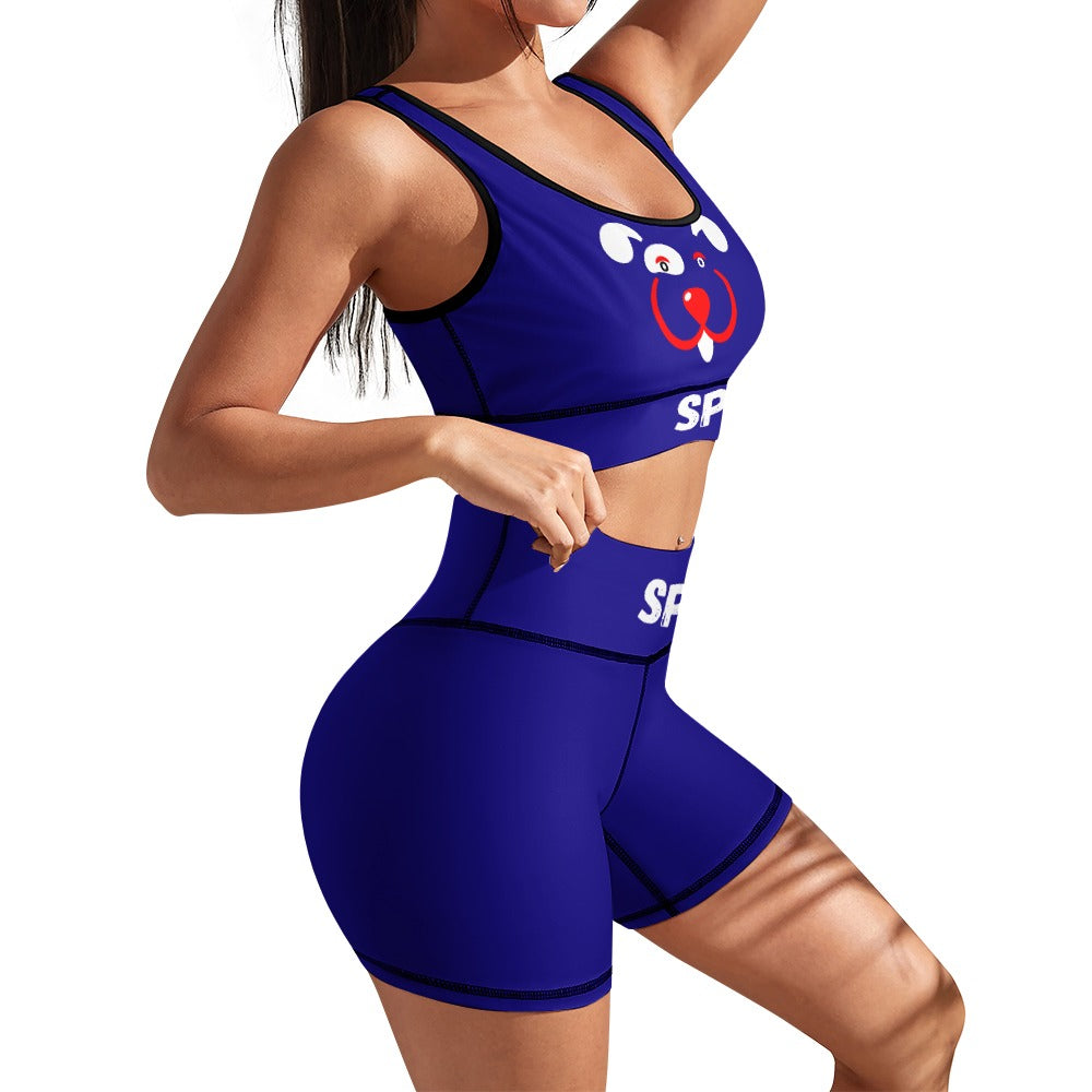 Slyde Pupps Women's yoga set including shorts