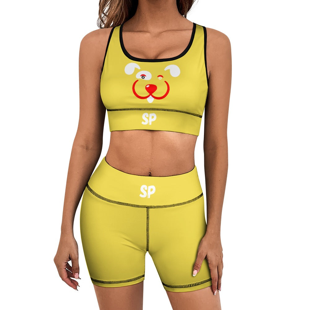 Slyde Pupps Women's yoga set including shorts