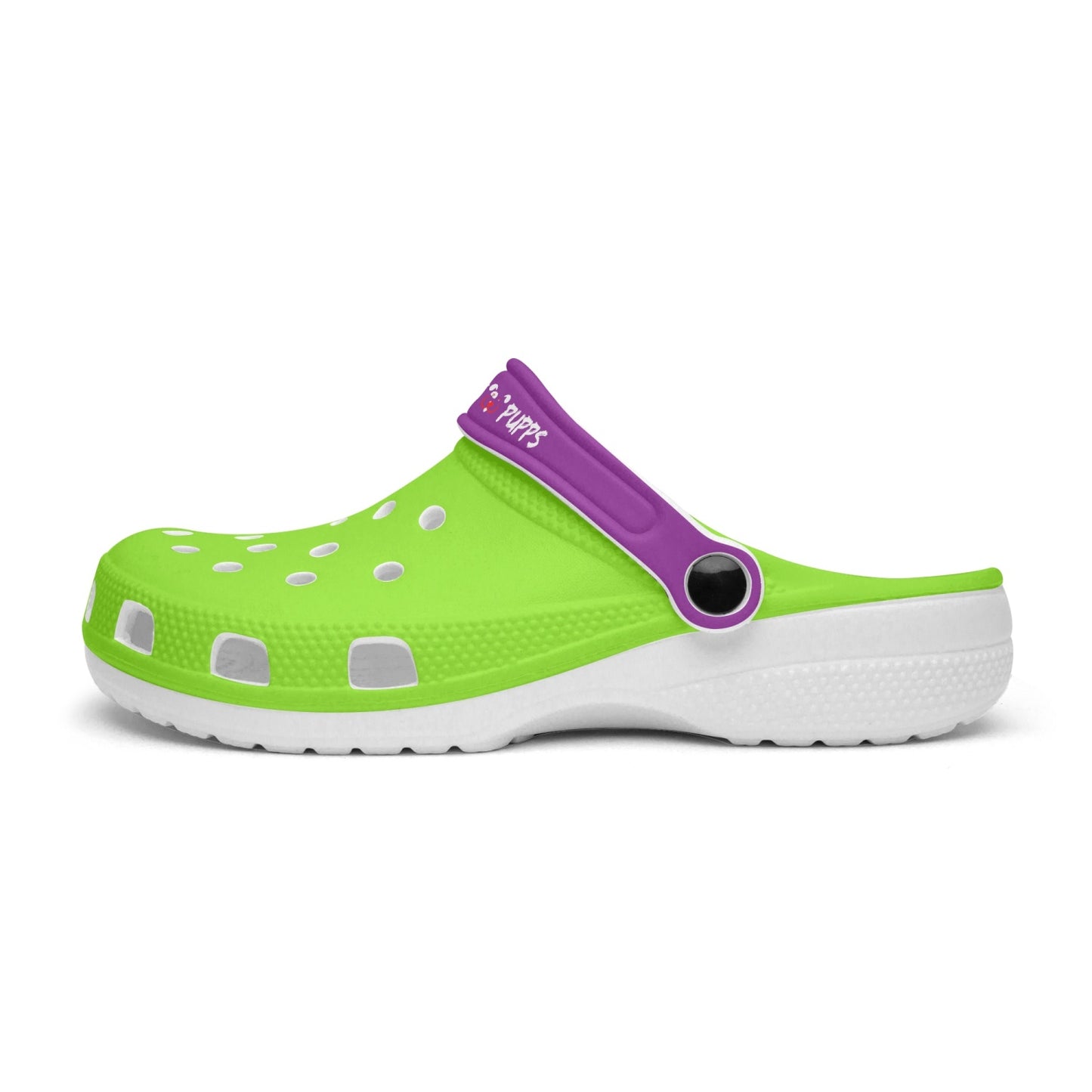 Men's and Women's Lime Purple Slyde Pupps