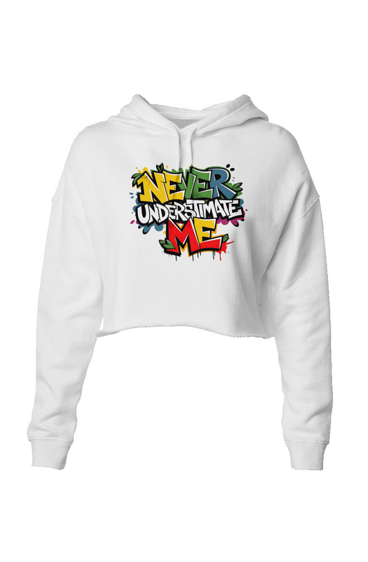 Slyde Pupps Never Lightweight Crop Hoodie/white,blush,