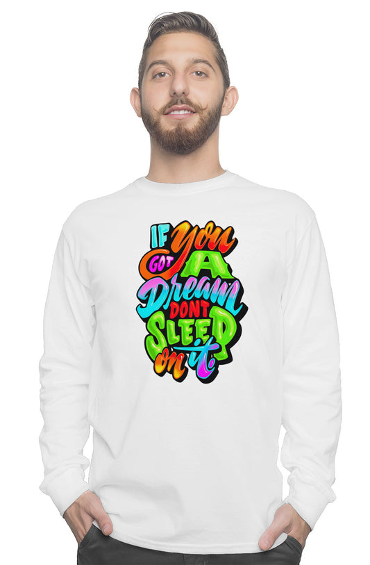Slyde Pupps Dream long sleeve tee/ White,Safety Orange