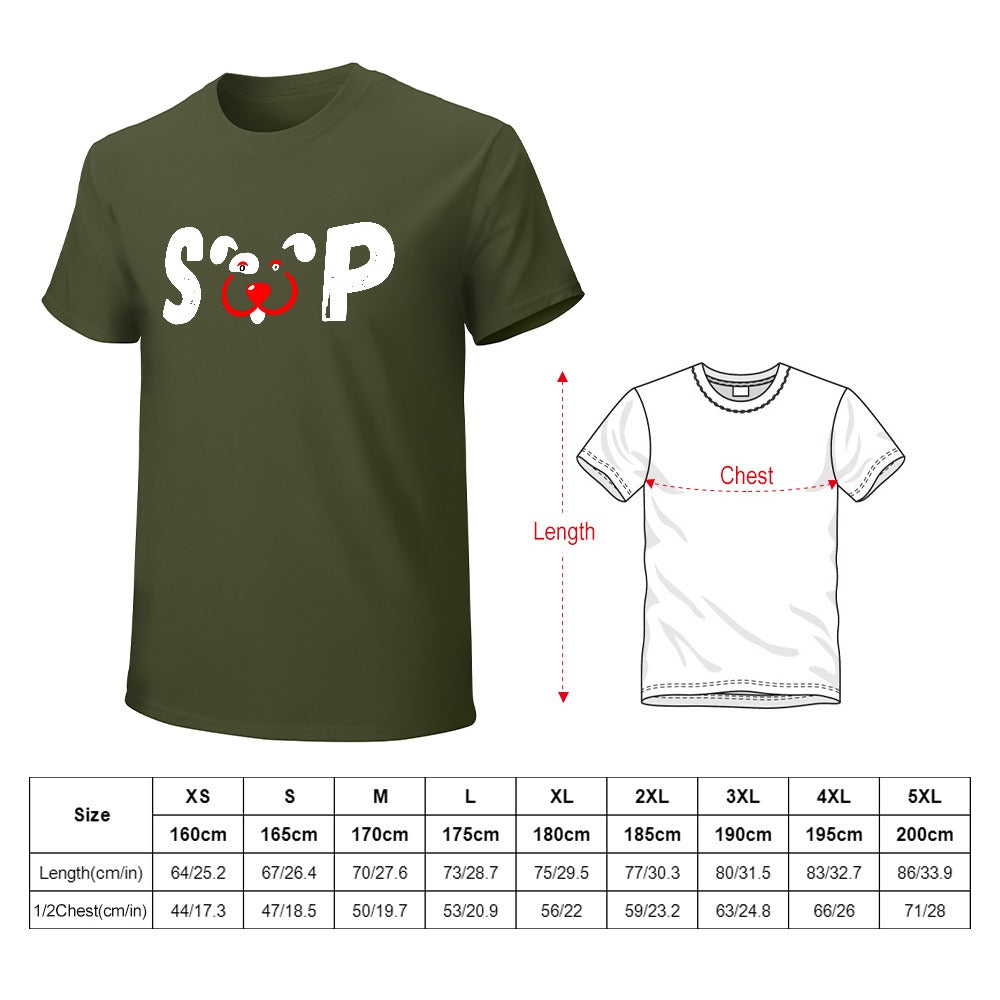 Slyde Pupps Pure cotton Men's T-shirt