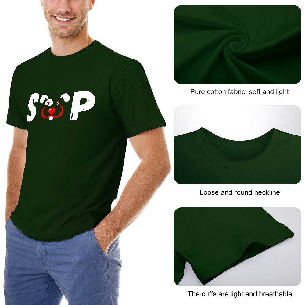 Slyde Pupps Pure cotton Men's T-shirt