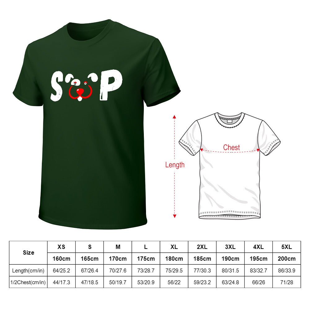 Slyde Pupps Pure cotton Men's T-shirt