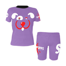 Load image into Gallery viewer, Slyde Pupps Women's Short Yoga Set