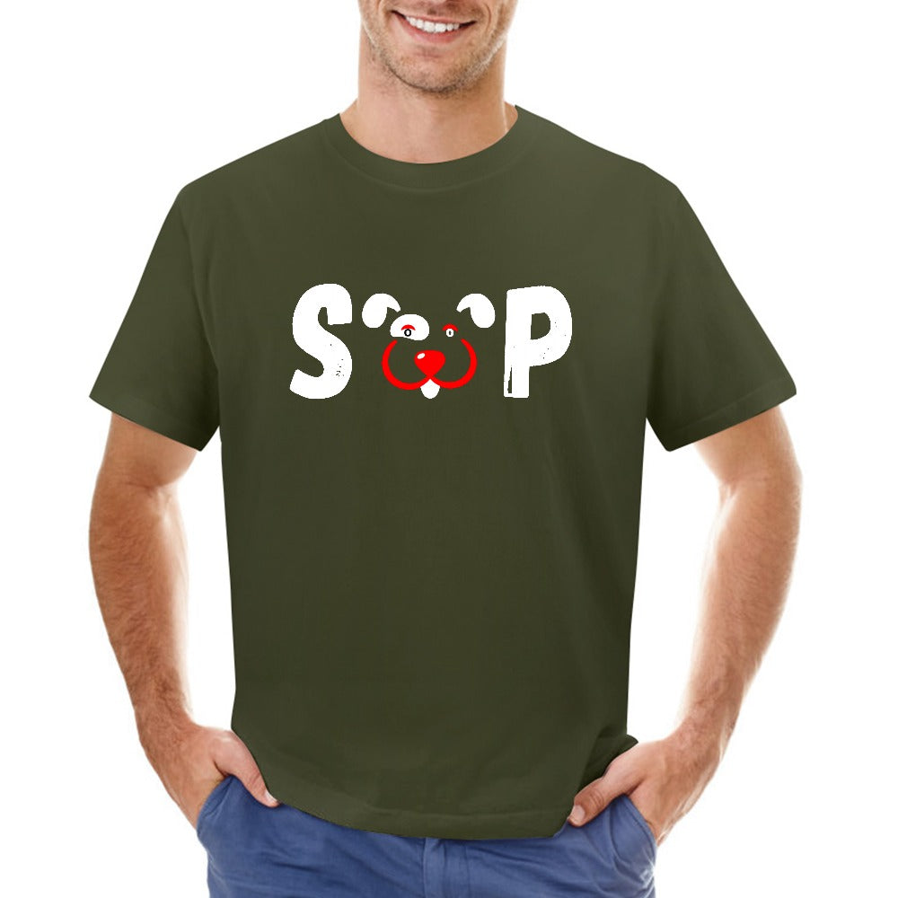 Slyde Pupps Pure cotton Men's T-shirt