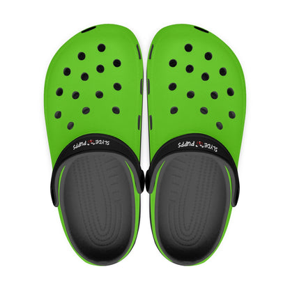 Men's and Women's Lime Black Slyde Pupps