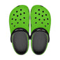 Men's and Women's Lime Black Slyde Pupps