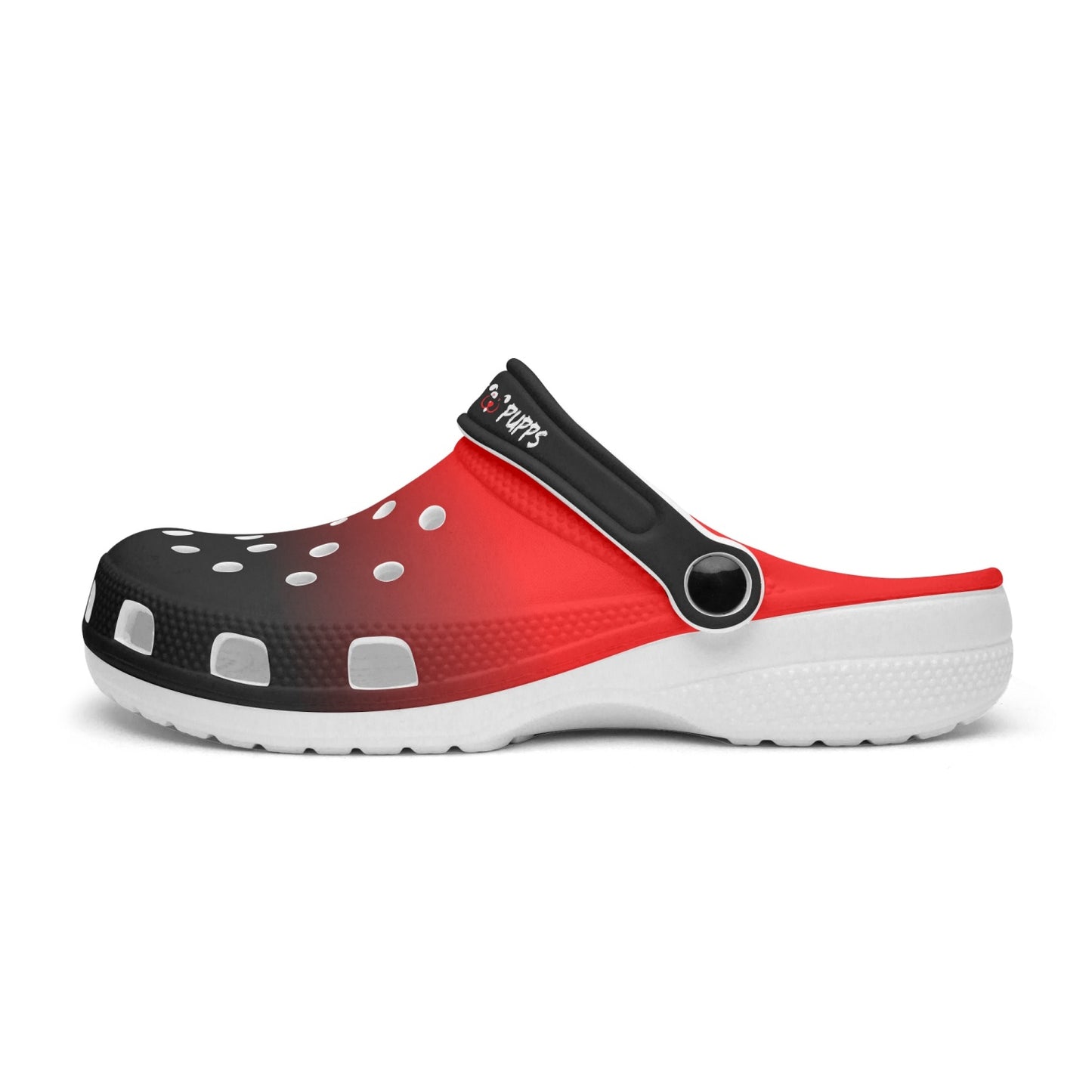 Men's and Women's Tone Red Black Slyde Pupps