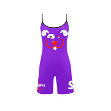Load image into Gallery viewer, Slyde Pupps Women's Short Yoga Bodysuit