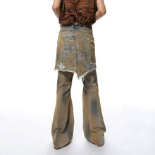 Load image into Gallery viewer, American Street Loose Hole Bootcut Pants