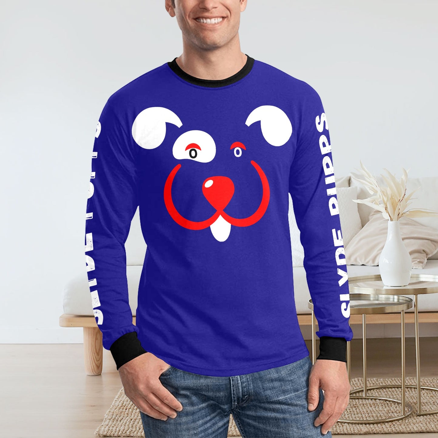 Slyde Pupps Men's Long Sleeve T-shirt 10 Colors