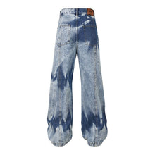 Load image into Gallery viewer, Washed Multi-pocket Design Straight Men's Jeans