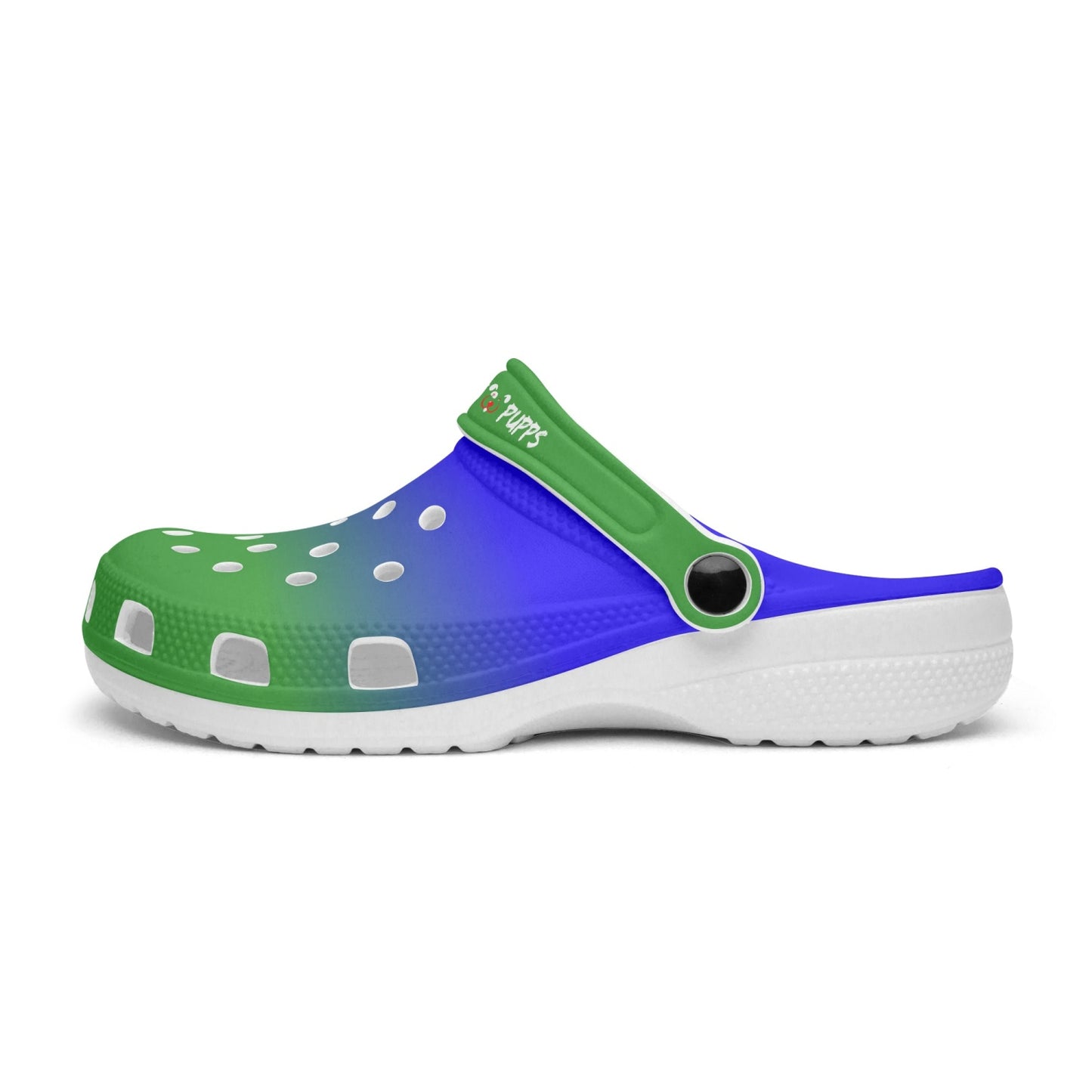 Men's and Women's 2Tone Green Blue Slyde Pupps