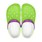 Men's and Women's Lime Purple Slyde Pupps