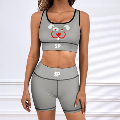 Slyde Pupps Women's yoga set including shorts