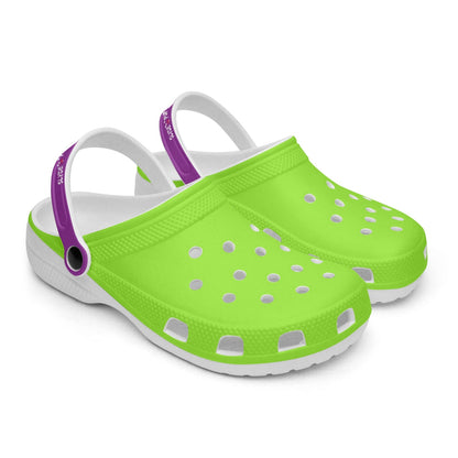 Men's and Women's Lime Purple Slyde Pupps