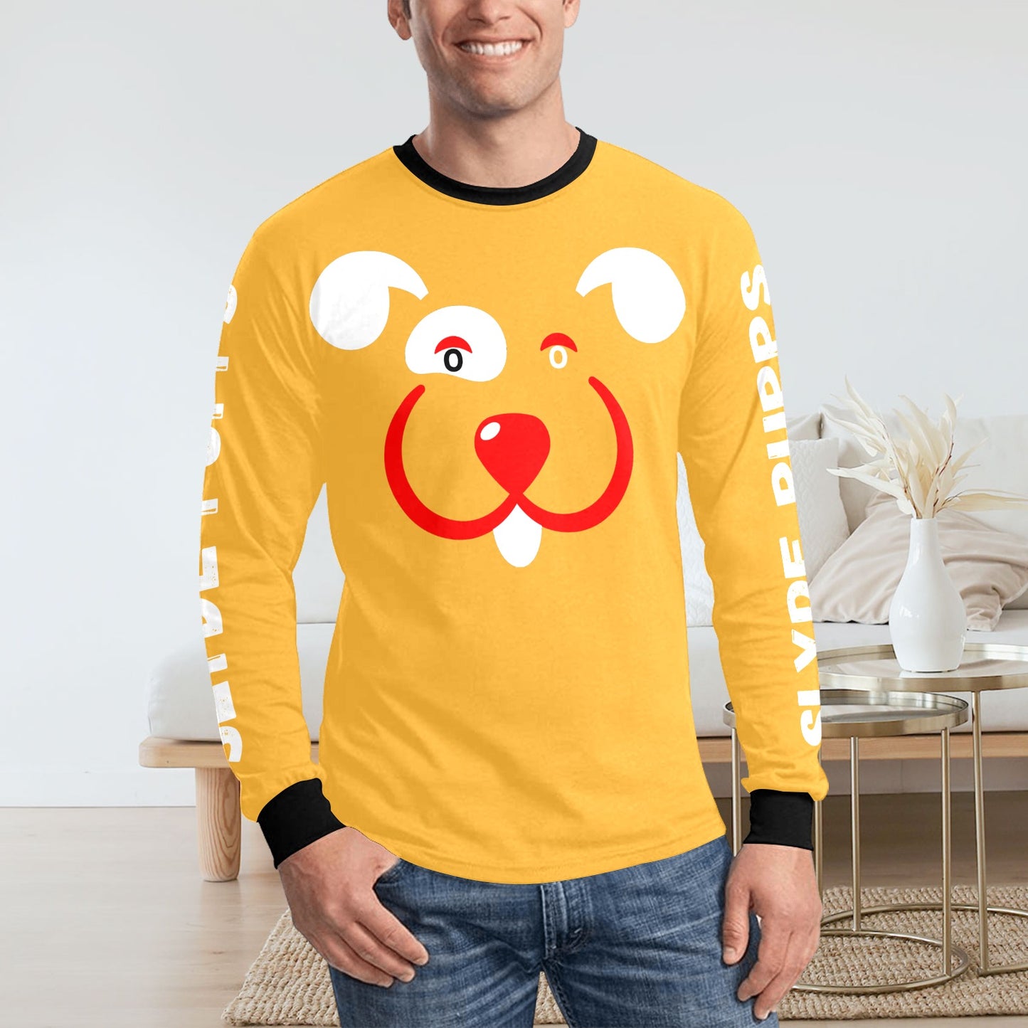 Slyde Pupps Men's Long Sleeve T-shirt 10 Colors