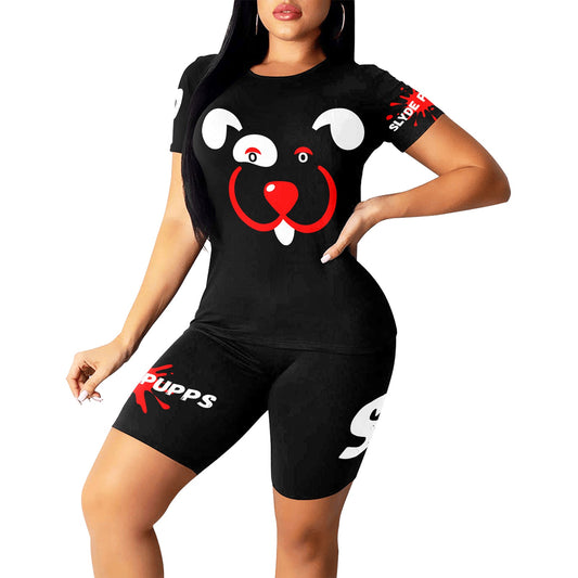 Slyde Pupps Women's Short Yoga Set