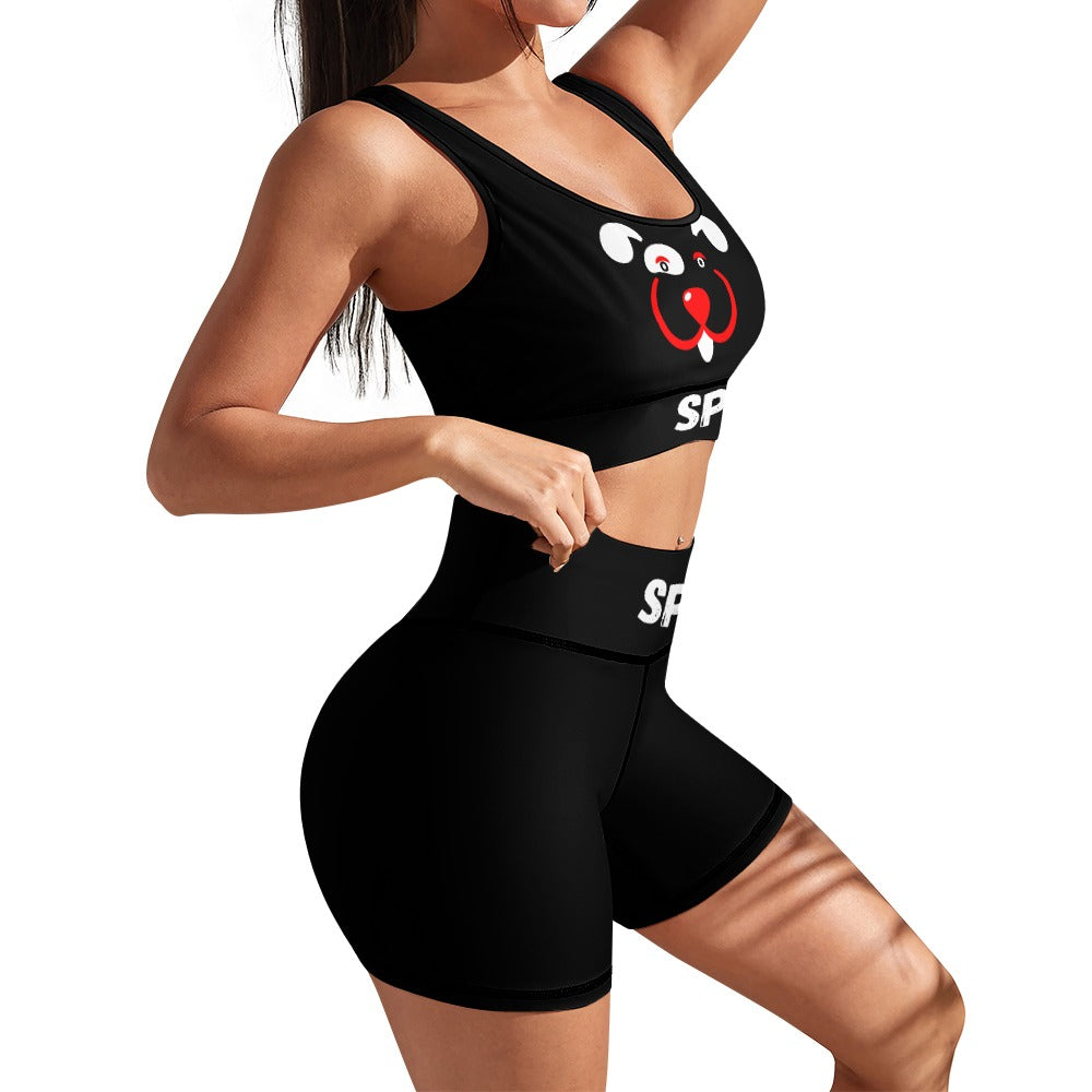 Slyde Pupps Women's yoga set including shorts