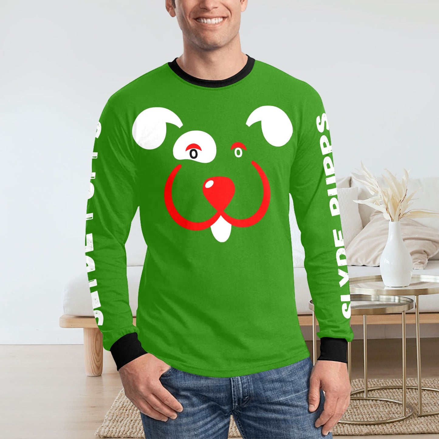 Slyde Pupps Men's Long Sleeve T-shirt 10 Colors