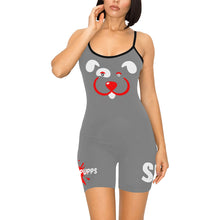 Load image into Gallery viewer, Slyde Pupps Women's Short Yoga Bodysuit