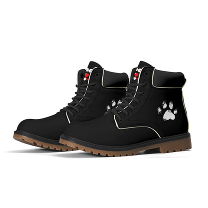 Slyde Pupps Premium Leather  All Season Boots /Black