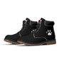 Slyde Pupps Premium Leather  All Season Boots /Black