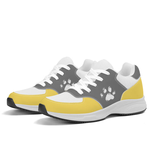 Slyde Pupps  Yellow Gray Circulit /W,B