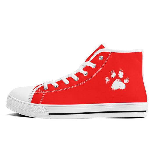 Slyde Pupps High-Top Canvas /Red/w