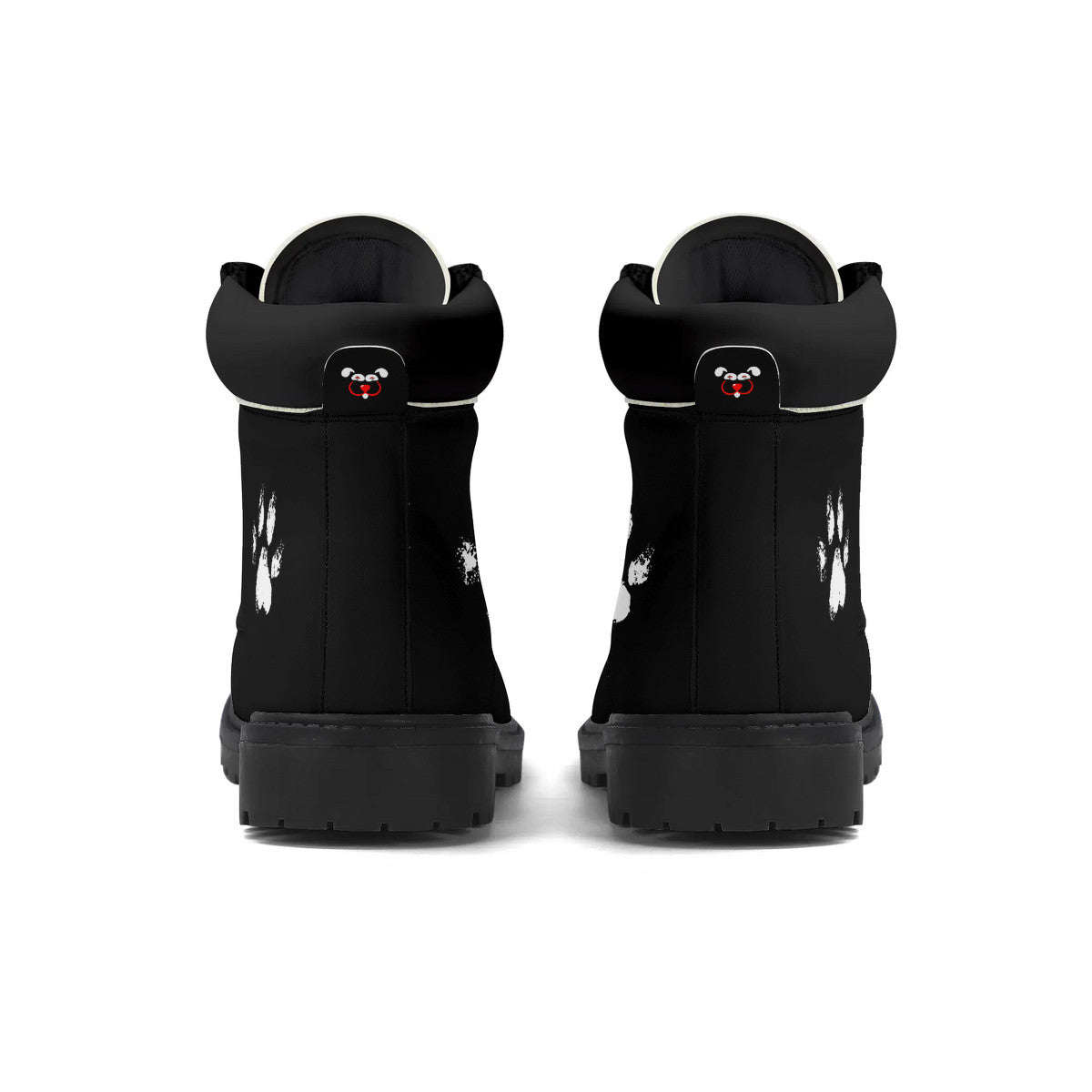 Slyde Pupps Premium Leather  All Season Boots /Black