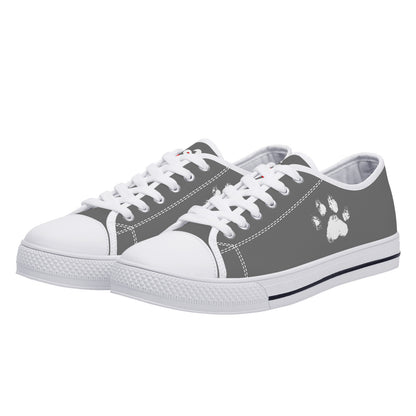 Slyde Pupps Canvas Gray/w