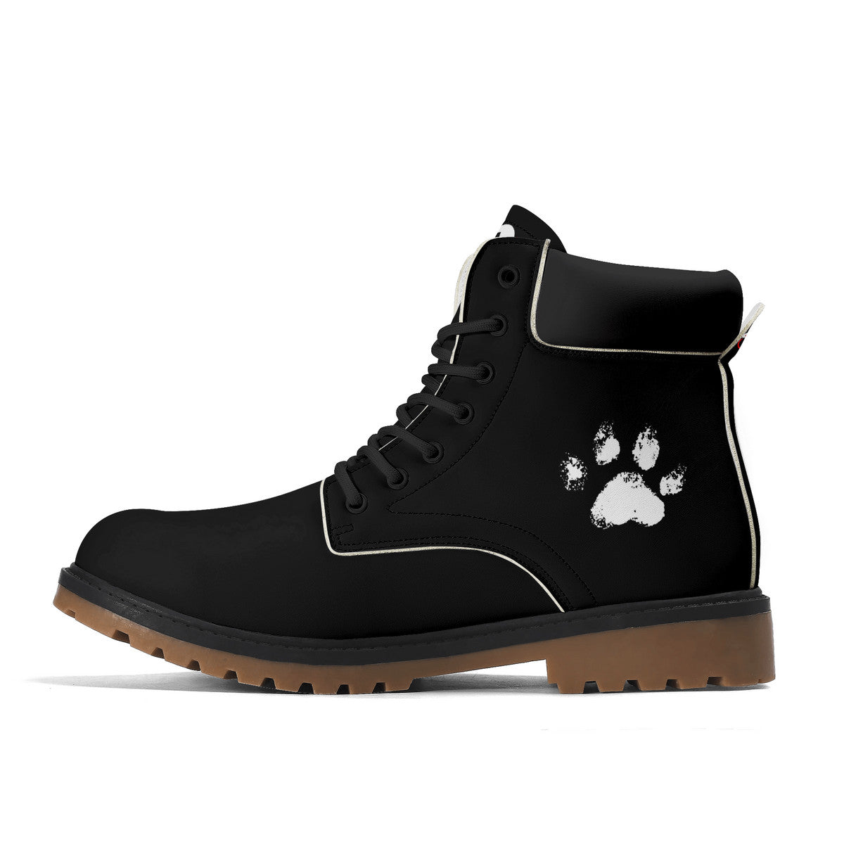 Slyde Pupps Premium Leather  All Season Boots /Black
