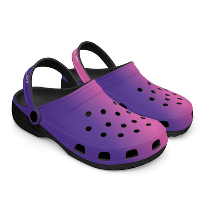 Men's and Women's Pink Purple Slyde Pupps