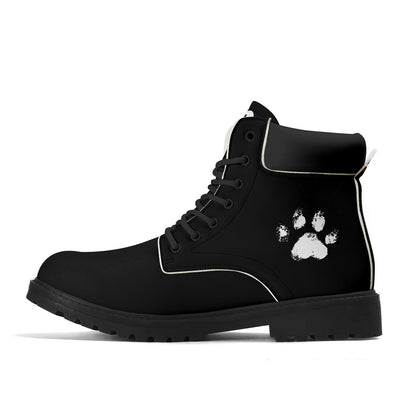Slyde Pupps Premium Leather  All Season Boots /Black